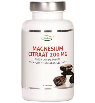 Nutrivian Magnesium citraat 200 mg (50tb) 50tb