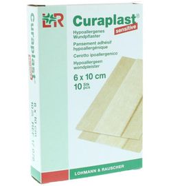 Curaplast Curaplast Wondpleister sensitive 10cm x 6cm (10st)
