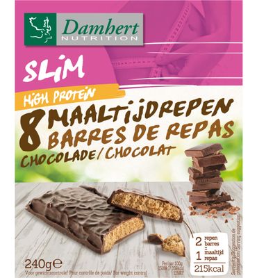 Damhert Slim maaltijdrepen chocolade (240g) 240g