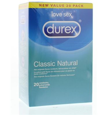 Durex Classic natural (20st) 20st