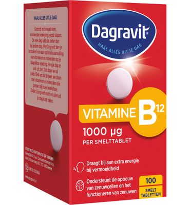 Dagravit Vitamine B12 1000mcg smelt (100tb) 100tb