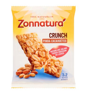 Zonnatura Pinda crunch 45 gram bio (3x45g) 3x45g
