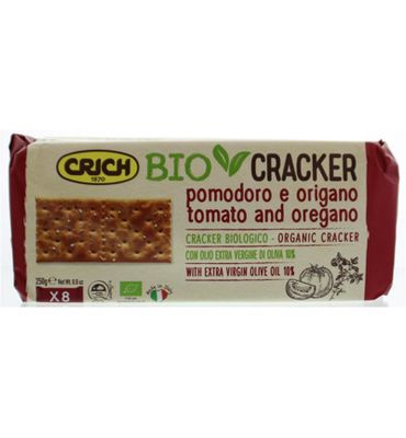 Crich Crackers tomaat origano groen bio (250g) 250g