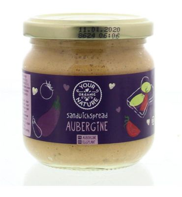 Your Organic Nature Sandwichspread aubergine bio (180g) 180g