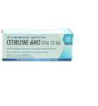 Teva Cetirizine DI HCI 10 mg (30tb) 30tb thumb