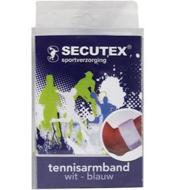 Secutex Secutex Tennisarmbandage blauw (1st)