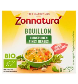 Zonnatura Zonnatura Fine herbstock bouillon zonder gist bio (60g)