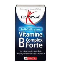 Lucovitaal Lucovitaal Vitamine B complex forte (60tb)