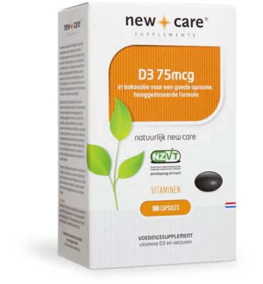 New Care Vitamine D3 75mcg (100ca) 100ca