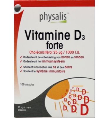 Physalis Vitamine D3 forte (100ca) 100ca