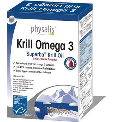 Physalis Krill omega 3 (30ca) 30ca