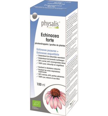 Physalis Echinacea forte plantendruppels bio (100ml) 100ml