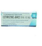 Teva Cetirizine DI HCI 10 mg (7tb) 7tb thumb