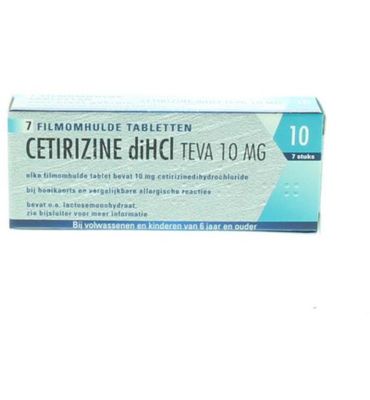Teva Cetirizine DI HCI 10 mg (7tb) 7tb