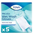 Tena Wet gloves cleans & care lotion no perfume (5st) 5st thumb