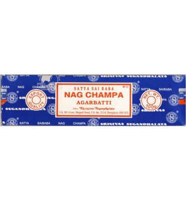 Nag Champa Wierook nag champa agarbatti (100g) 100g