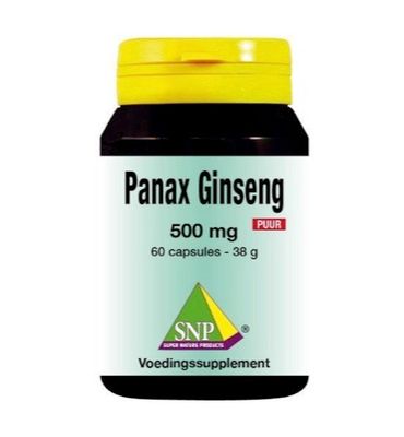 Snp Panax ginseng 500 mg puur (60ca) 60ca