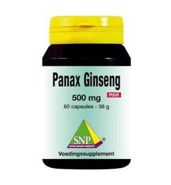 SNP Snp Panax ginseng 500 mg puur (60ca)