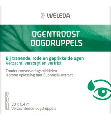 WELEDA Ogentroost oogdruppels 0.4ml (20amp) 20amp