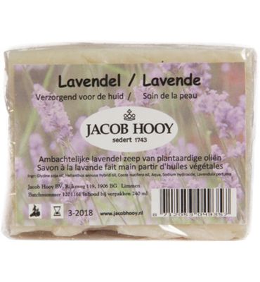 Jacob Hooy Lavendel zeep niet vloeibaar (240ml) 240ml