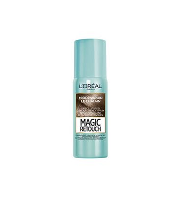 L'Oréal Magic retouch midden bruin spray (75ml) 75ml