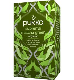 Pukka Organic Teas Pukka Organic Teas Supreme matcha green tea bio (20st)