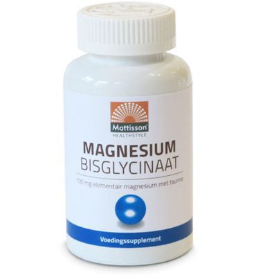 Mattisson Magnesium bisglycinaat 100mg taurine (90tb) 90tb