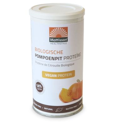 Mattisson Vegan pompoenpit proteine 58% bio (250g) 250g