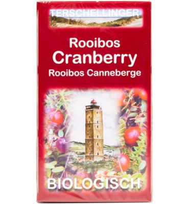 Terschellinger Rooibos cranberry thee eko (20ST) 20ST