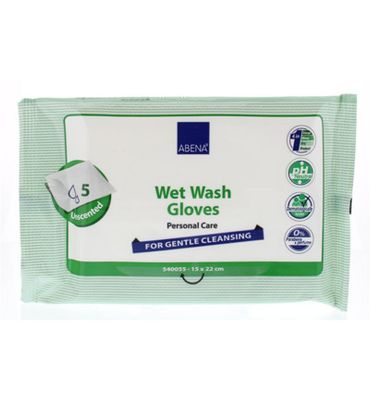 Abena Wet wash washandjes verzorgend (5st) 5st