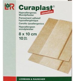 Curaplast Curaplast Wondpleister sensitive 8cm x 10cm (10st)