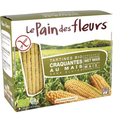 Le Pain des Fleurs Mais rijst crackers bio (150g) 150g
