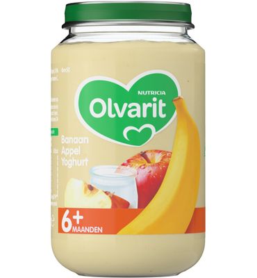 Olvarit Banaan appel yoghurt 6M50 (200g) 200g
