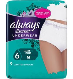 Always Always Discreet underwear broekjes maat M (9st)