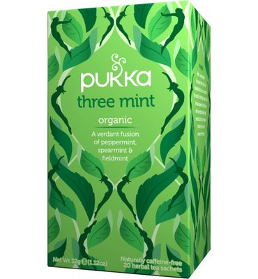 Pukka Organic Teas Three mint bio (20st) 20st