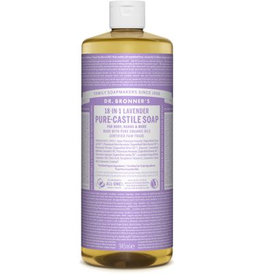 Dr. Bronner's Liquid soap lavendel (945ml) 945ml