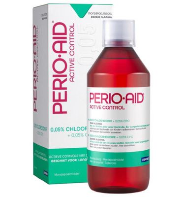 Perio Aid Active Control mondspoelmiddel 0.05% CHX (500ml) 500ml