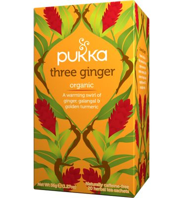 Pukka Organic Teas Three ginger bio (20st) 20st