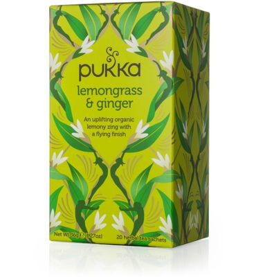 Pukka Organic Teas Lemongrass & ginger thee bio (20st) 20st