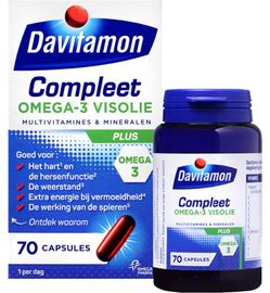 Davitamon Davitamon Compleet omega 3 vis (70ca)