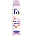 Fa Deodorant spray natural & pure rose blossom (150ml) 150ml thumb