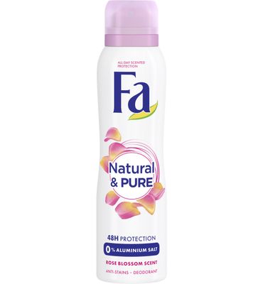 Fa Deodorant spray natural & pure rose blossom (150ml) 150ml