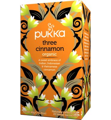 Pukka Organic Teas Three cinnamon bio (20st) 20st