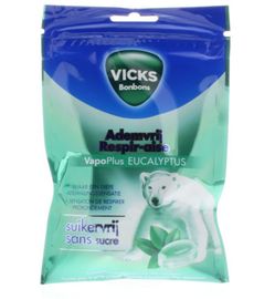 Vicks Vicks Ademvrij eucalyptus suikervrij bag (72g)