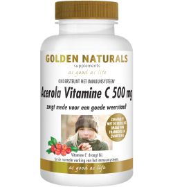 Golden Naturals Golden Naturals Acerola vitamine C 500 mg (100zt)