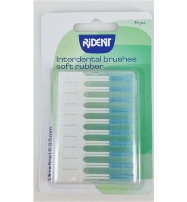 Rident Interdental brushes soft rubber (40st) 40st