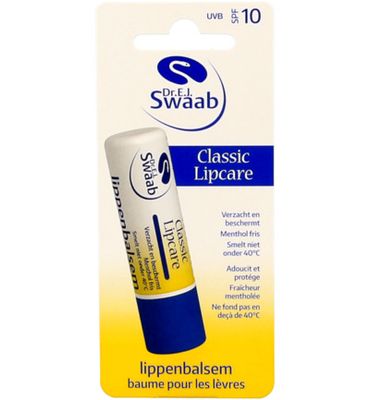 Dr. E.J. Swaab Lippenbalsem Classic blister (4.8g) 4.8g