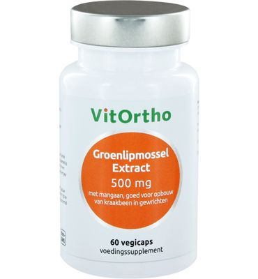 VitOrtho Groenlipmossel extract 500 mg (60vc) 60vc