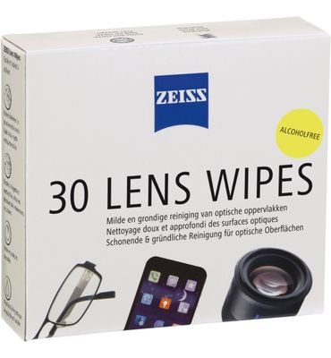 Zeiss Brillenpoetsdoekjes Lens wipes (30st) 30st