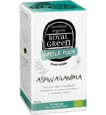 Royal Green Ashwagandha bio (60vc) 60vc